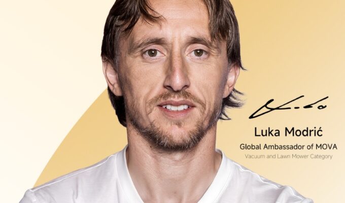 Відомий хорватський футболіст Лука Модрич став глобальним амбасадором бренду MOVA у категоріях роботів-пилососів та газонокосарок.